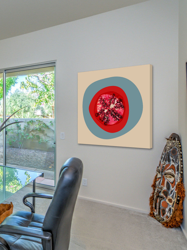 "September Pomegranate" Painting Print on Canvas by Irena Orlov