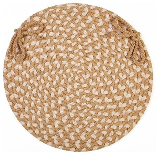 Rhody Rug Manhattan Natural 15" Chair Pad