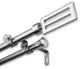 Mabel Double 13/16 inch dia. Curtain Rod, Satin Nickel, 120"-170"