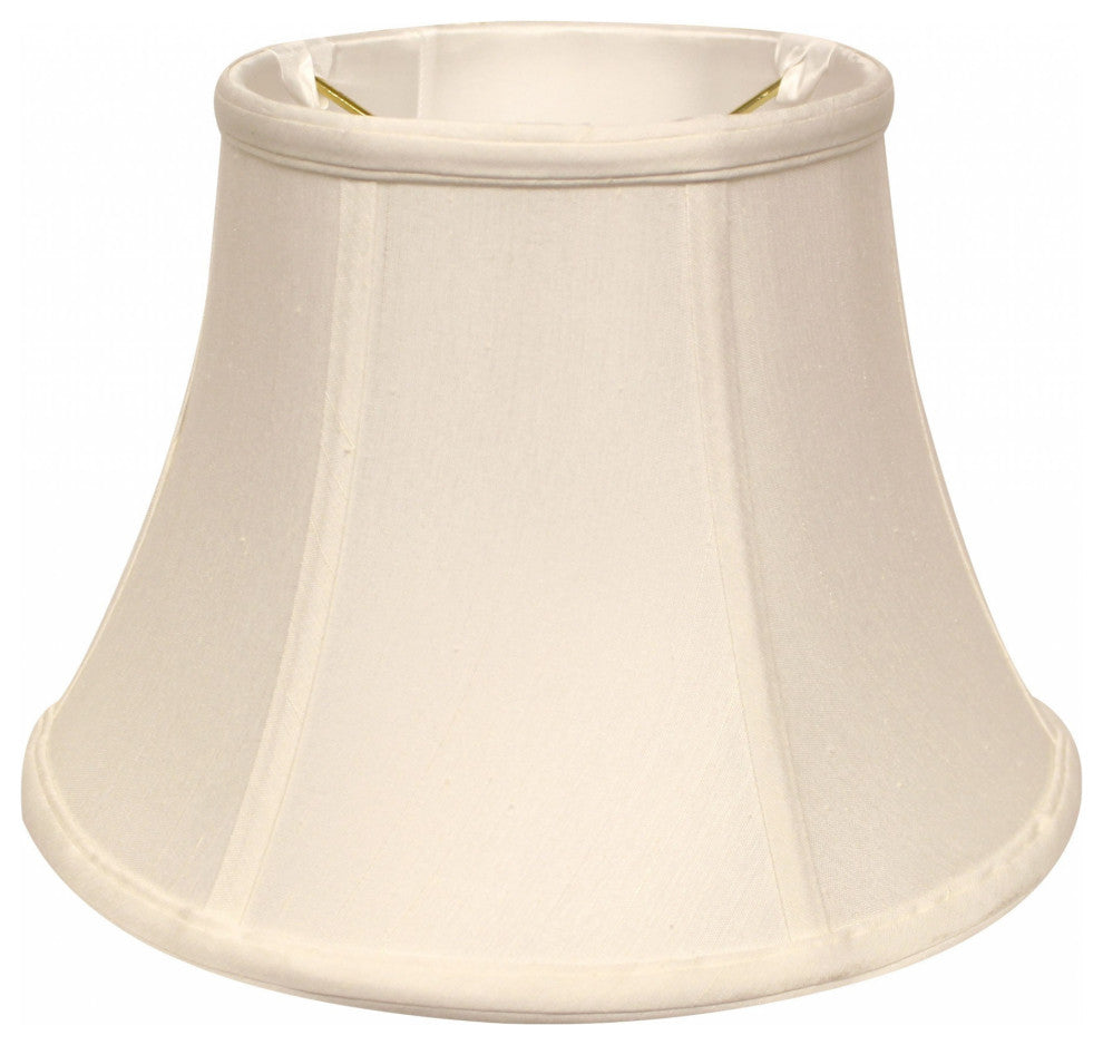 12" White Drum Monay Shantung Lampshade