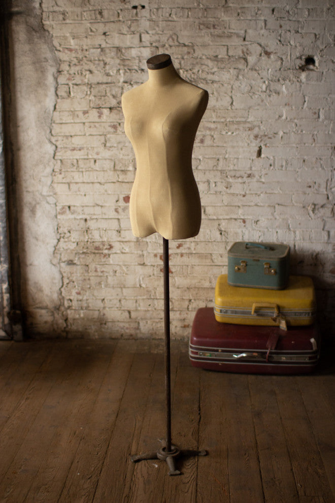 Mannequin Torso Dress Form Jewelry Display Tall 66" Metal Stand