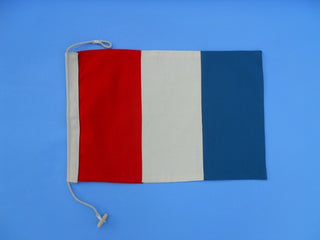 Letter T Cloth Nautical Alphabet Flag Decoration, 20''