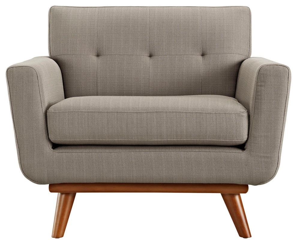 Modern Granite Engage Upholstered Armchair