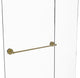 Prestige Regal 30" Shower Door Towel Bar, Unlacquered Brass