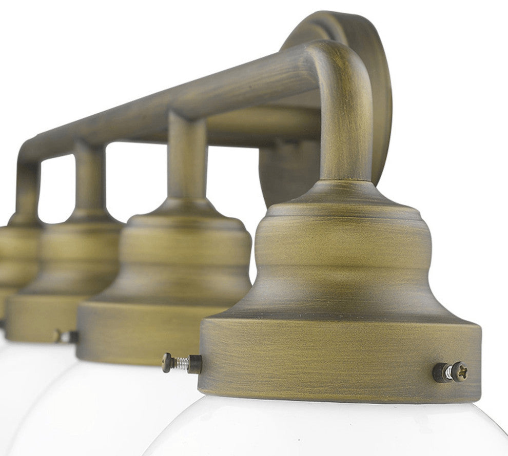 Portsmith 4-Light Raw Brass Vanity