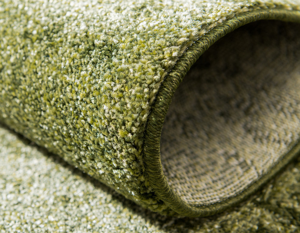 Unique Loom Green Del Mar Lucille 5' 0 x 8' 0 Area Rug