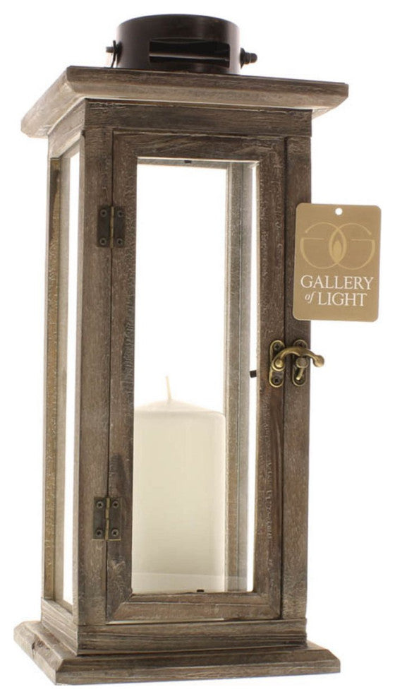 Lodge Wooden Lantern