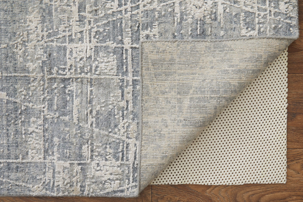 Kinton Modern Abstract, Gray, 9'x12' Area Rug