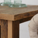 Reclaimed Oak End Table, Natural