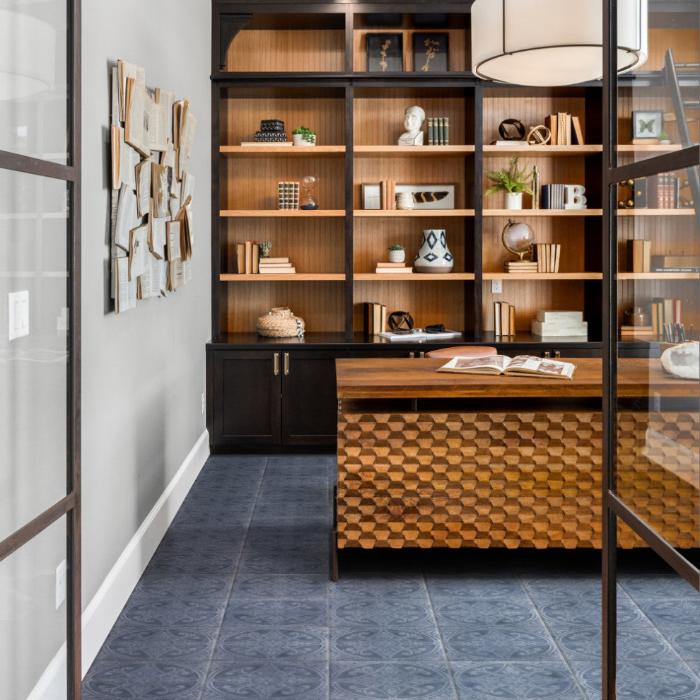 Saja Cyan Ceramic Floor and Wall Tile