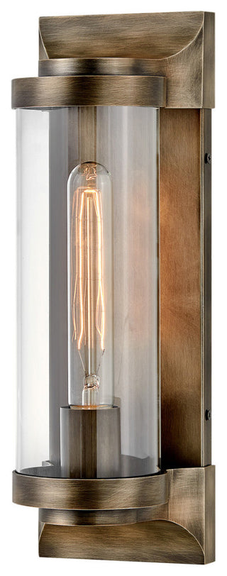 Pearson Medium Wall Mount Lantern in Burnished Bronze