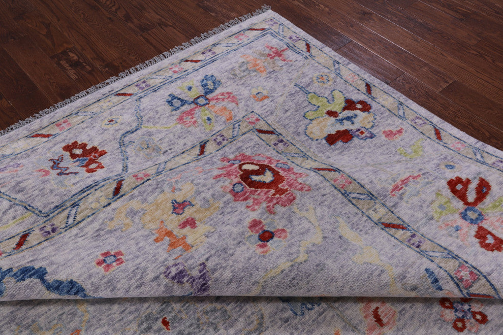 10' 5" X 13' 11" Turkish Oushak Hand Knotted Wool Rug - Q16092