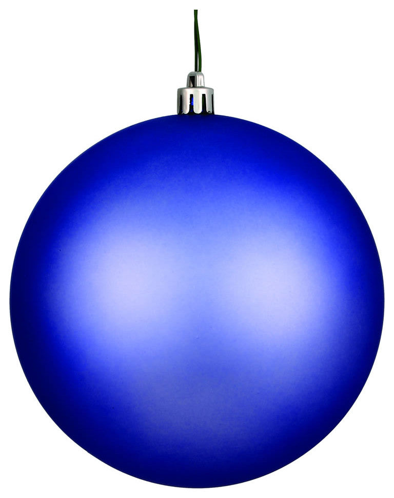 Vickerman N593029DMV 12" Periwinkle Matte Ball Ornament