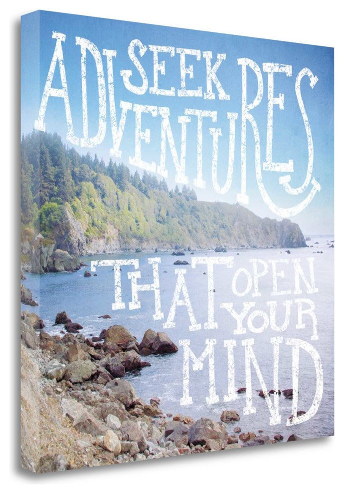 "Coastal Adventures III" By Laura Marshall, Giclee Print on Gallery Wrap Canvas