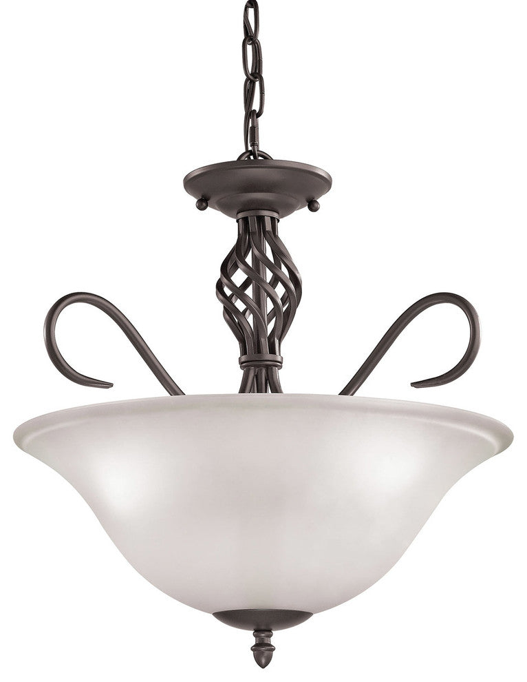 Santa Fe 3-Light Dual Mount, Oil-Rubbed Bronze