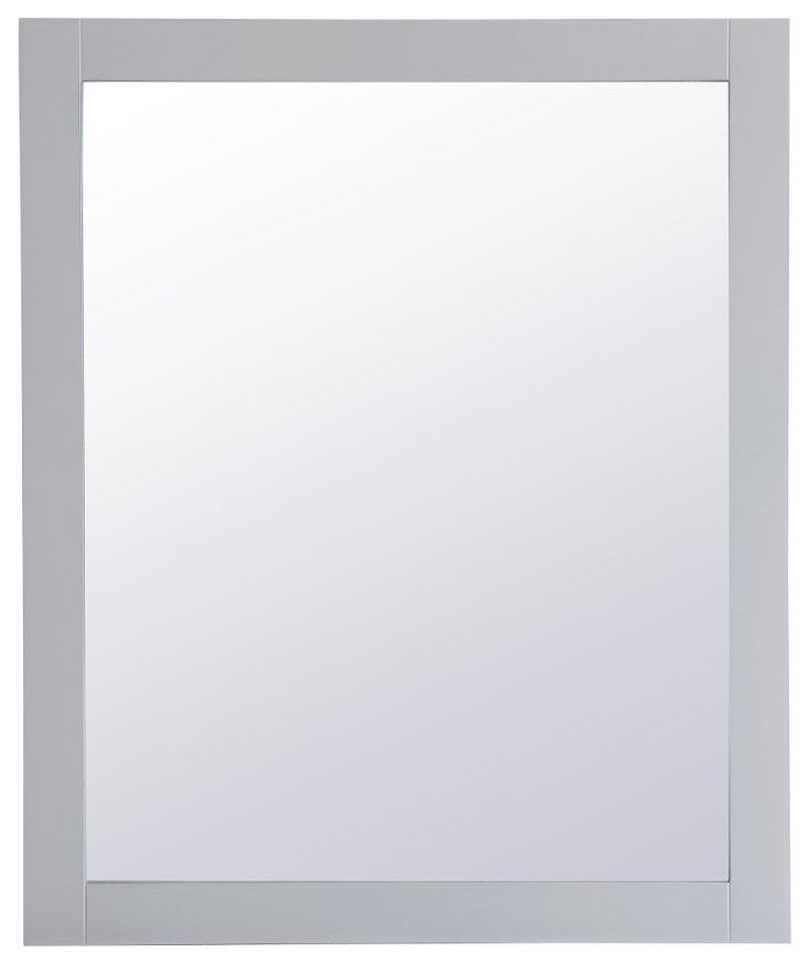 Anderson Rectangle Vanity Mirror 30", Gray