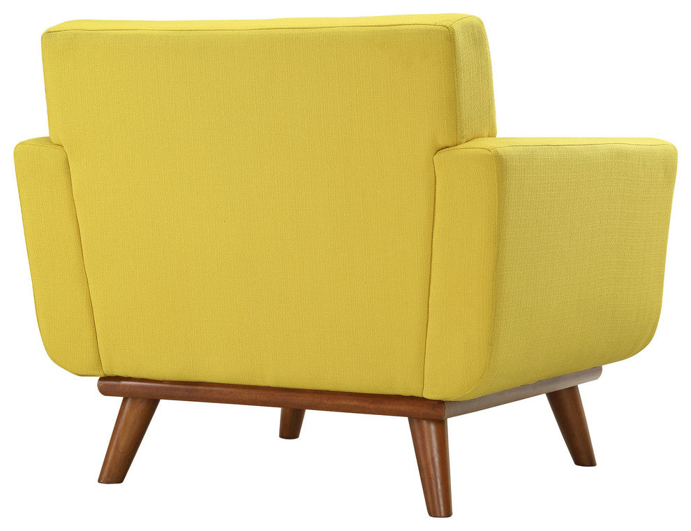 Modern Sunny Engage Armchair Wood Set of 2