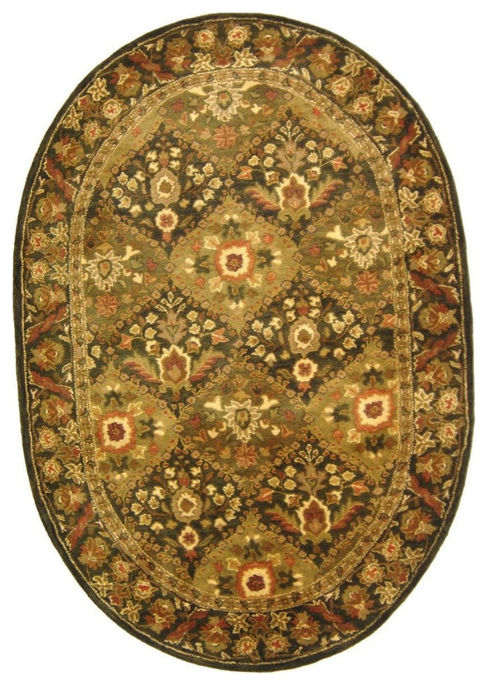 Safavieh Antiquities AT57C 6' Round Olive Rug