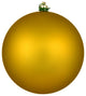 Vickerman N590846Dmv 3" Medallion Gold Matte Ball Ornament, 12 Per Bag