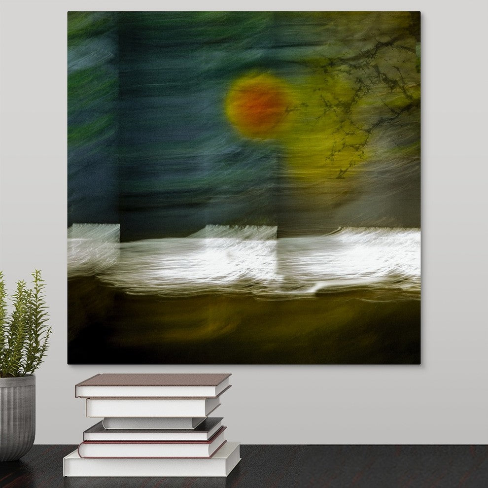 "Lochside II" Wrapped Canvas Art Print, 16"x16"x1.5"