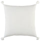 White Solid Tonal Abstract Stripe Throw Pillow
