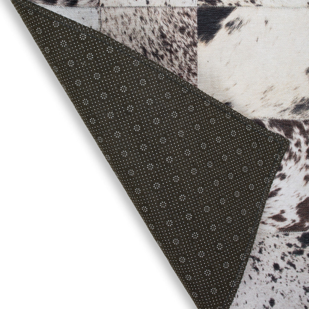 Indoor/Outdoor Stetson SS10 Marble Machine Washable 6' x 6' Round Rug