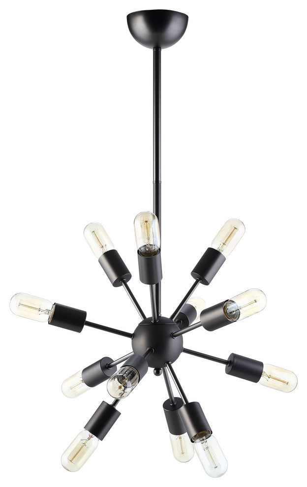 Black Spectrum Metal Chandelier