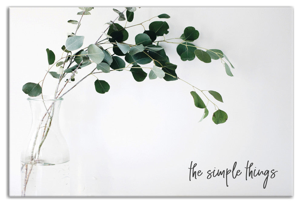 Eucalyptus Leaves The Simple Things 18x12 Canvas Wall Art