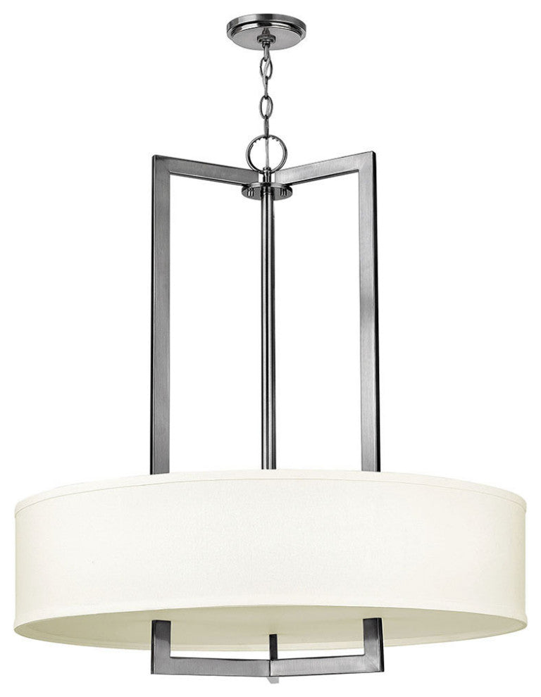 Hinkley Hampton Large Drum, Antique Nickel