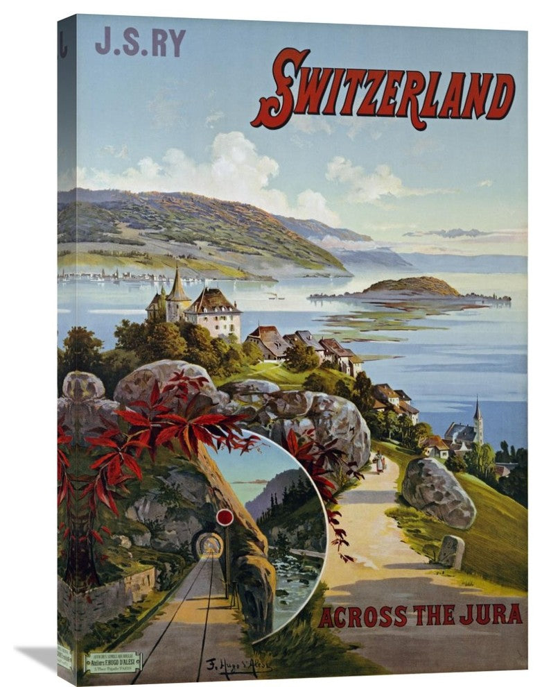 "Switzerland Across The Jura" Artwork, 20" x 30"