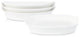 Stone Lain Quadro Porcelain Pasta Bowl Set of 4, White