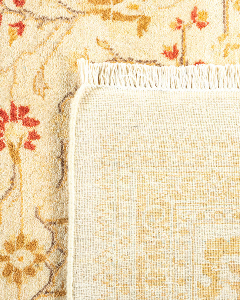 David, One-of-a-Kind Hand-Knotted Area Rug, Ivory, 8' 3"x10' 5"