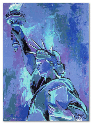 'Statue of Liberty 2' Canvas Art by Richard Wallich