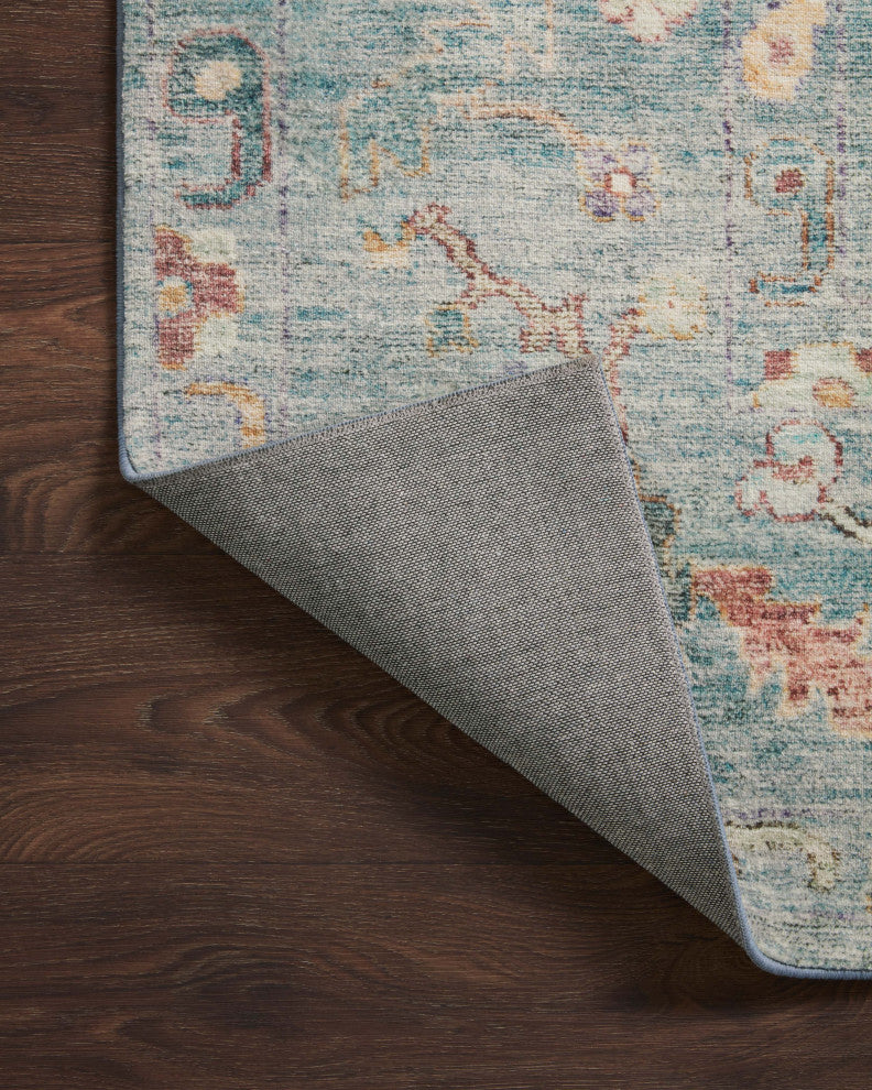 Loloi II Margot Denim / Multi 3'-6" x 5'-6" Accent Rug