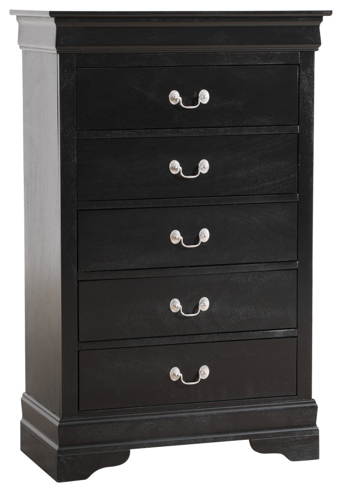 Louis Phillipe Chest, Black