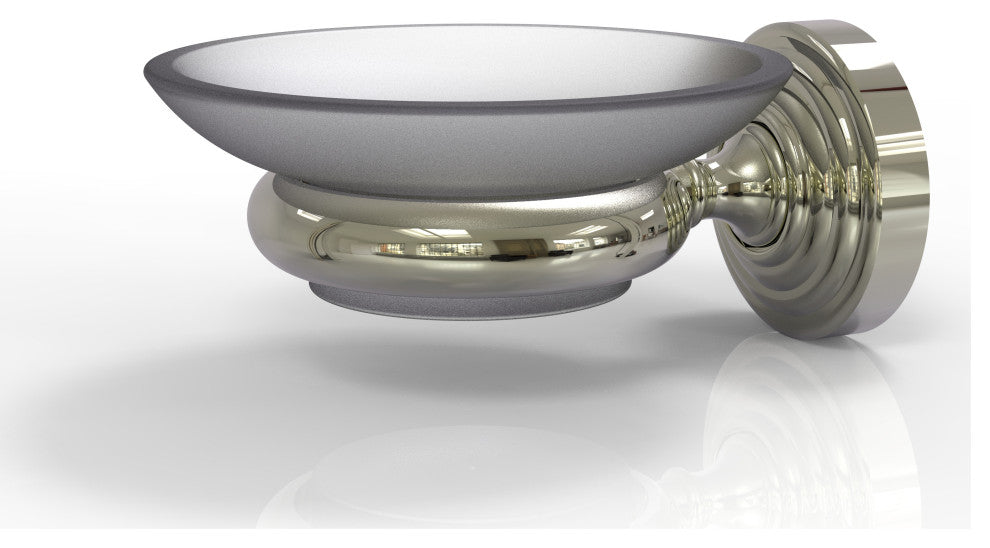 Waverly Place Wall-Mount Soap Dish, Polished Nickel