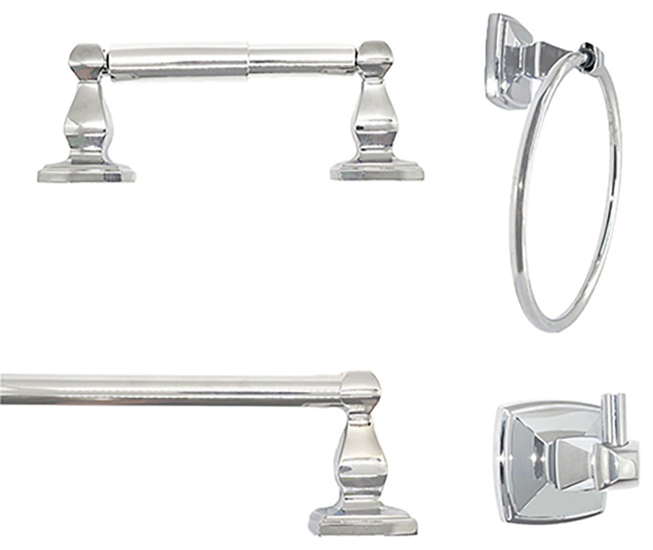 ARISTA Algoma Collection 4 Piece Set, Chrome