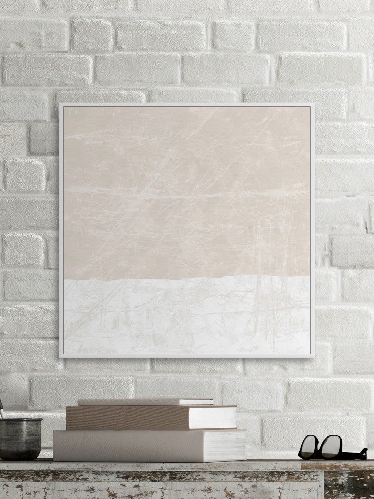 "Inward Passage" Floater Framed Painting Print on Canvas, 32x32