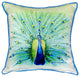 Peacock Extra Large Zippered Pillow 22x22
