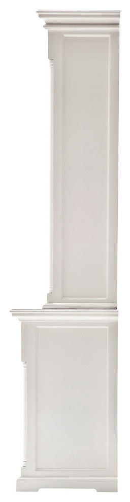 Classic White Hutch Cabinet