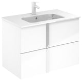 Unit 32" Onix 2 DR White With Basin