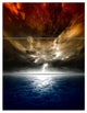 "Dramatic Nature" Spacescape Metal Wall Art, 3 Panels, 28"x36"