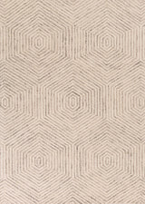 Gramercy 1607 Ivory Honeycomb Rug, 8'x10'
