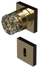 Genya Luxury Crystal Privacy Pin Door Handle