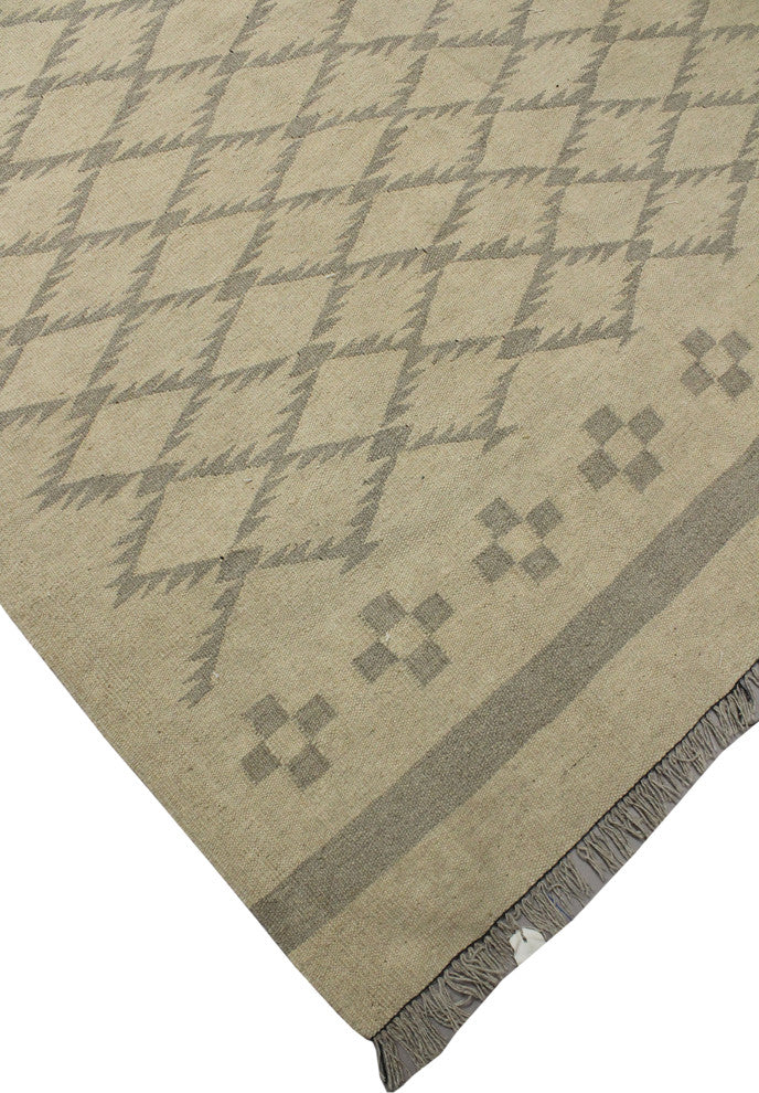 Winchester Kilim Cem Ivory Rug, 4'11x6'5