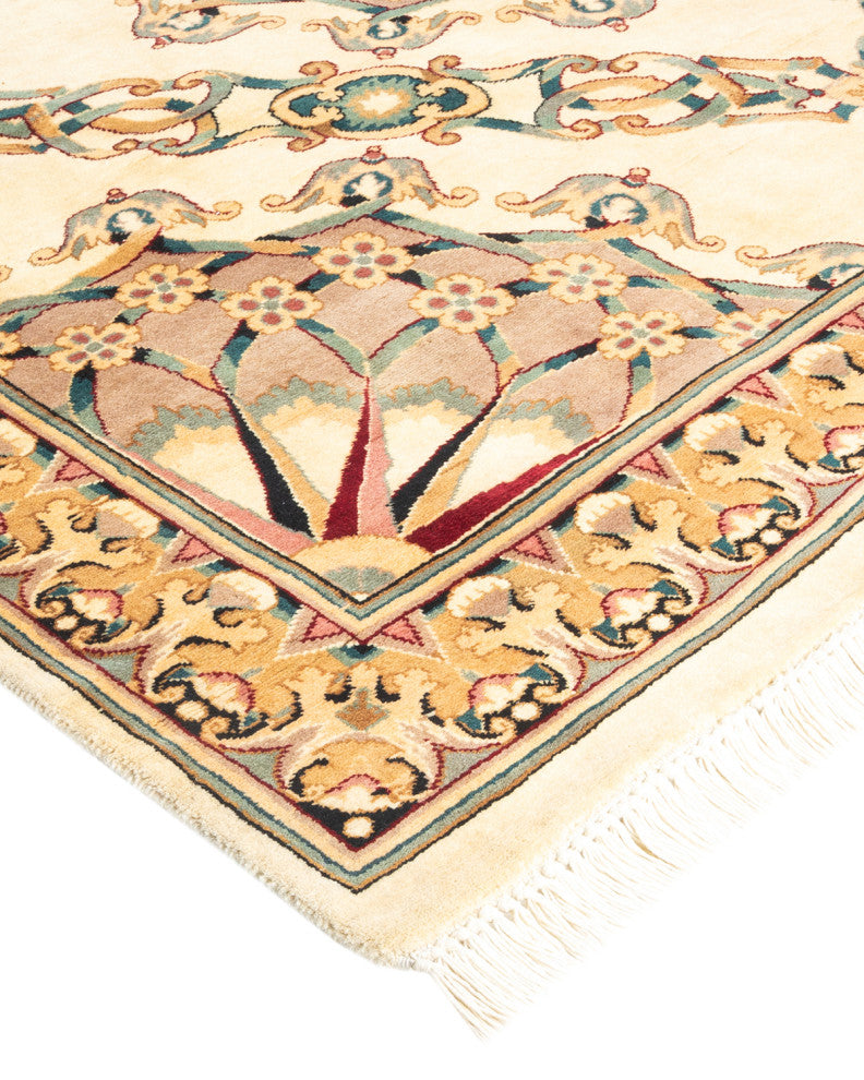 Mogul, One-of-a-Kind Hand-Knotted Area Rug Ivory, 9' 1" x 20' 8"