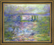 Claude Oscar Monet Charing Cross Bridge - 16" x 20" Framed Premium Canvas Print