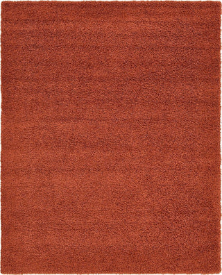 Solid/Striped Sybil 8'x10' Rectangle Pottery Area Rug