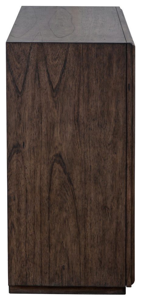 Alternate white-background side view of the dresser.