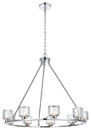 Home Living 36" Chandelier, Chrome